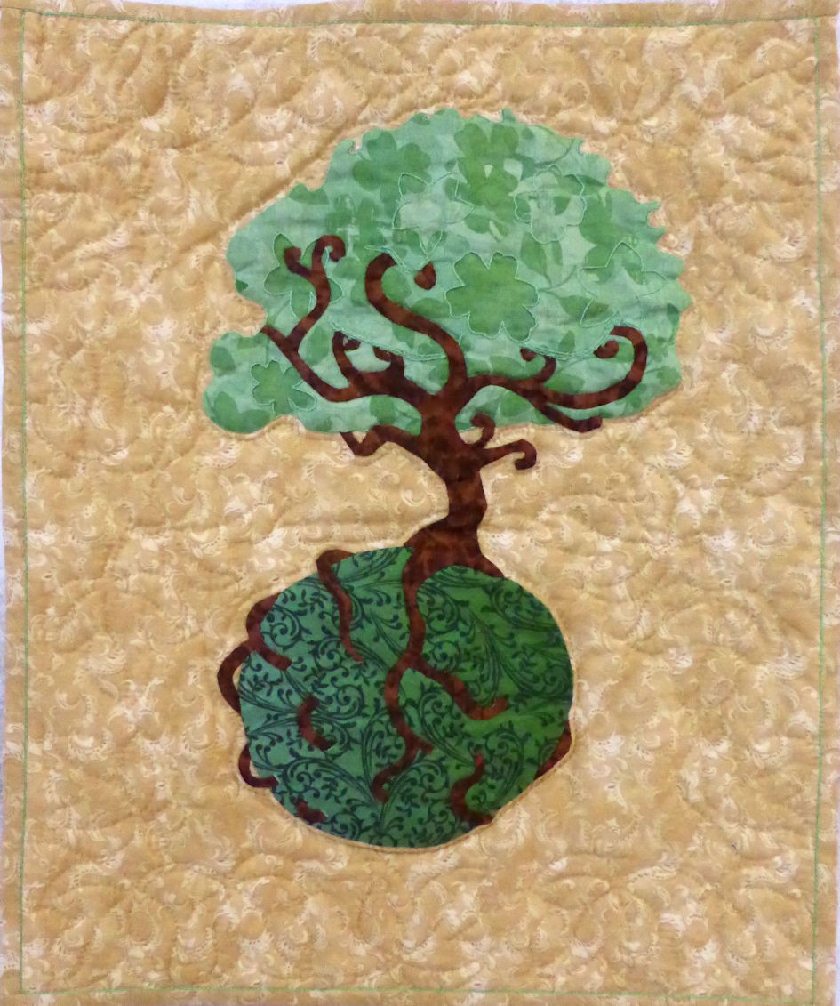 Un arbre en applique