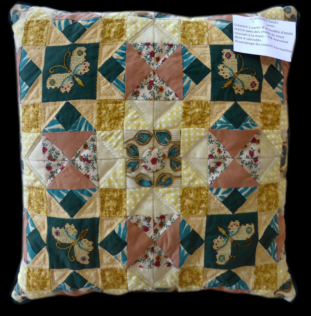 Coussin etoile